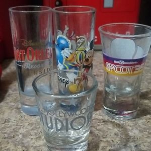 Disney shot glasses